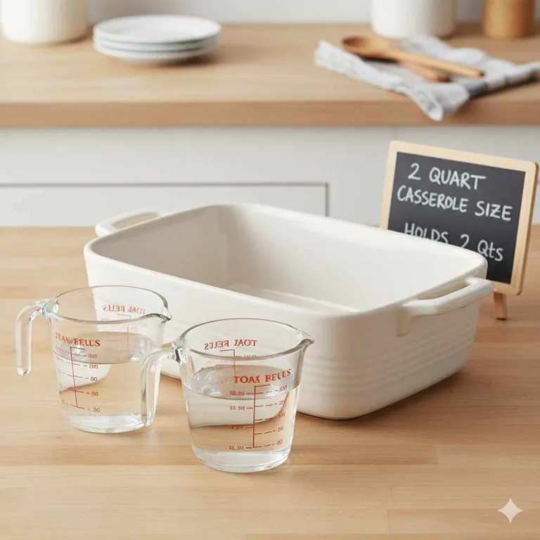 What Size Is 2 Quart Casserole