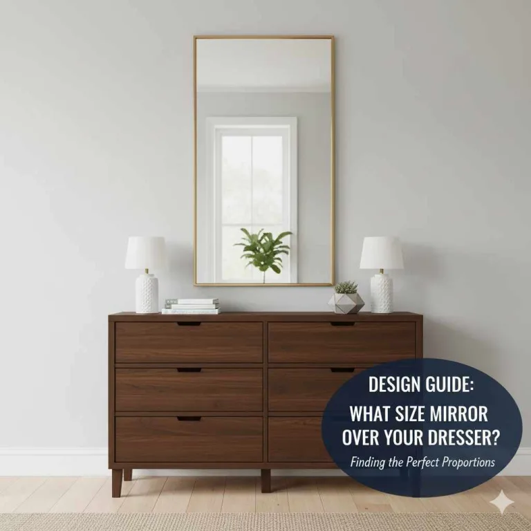 What Size Mirror Over Dresser