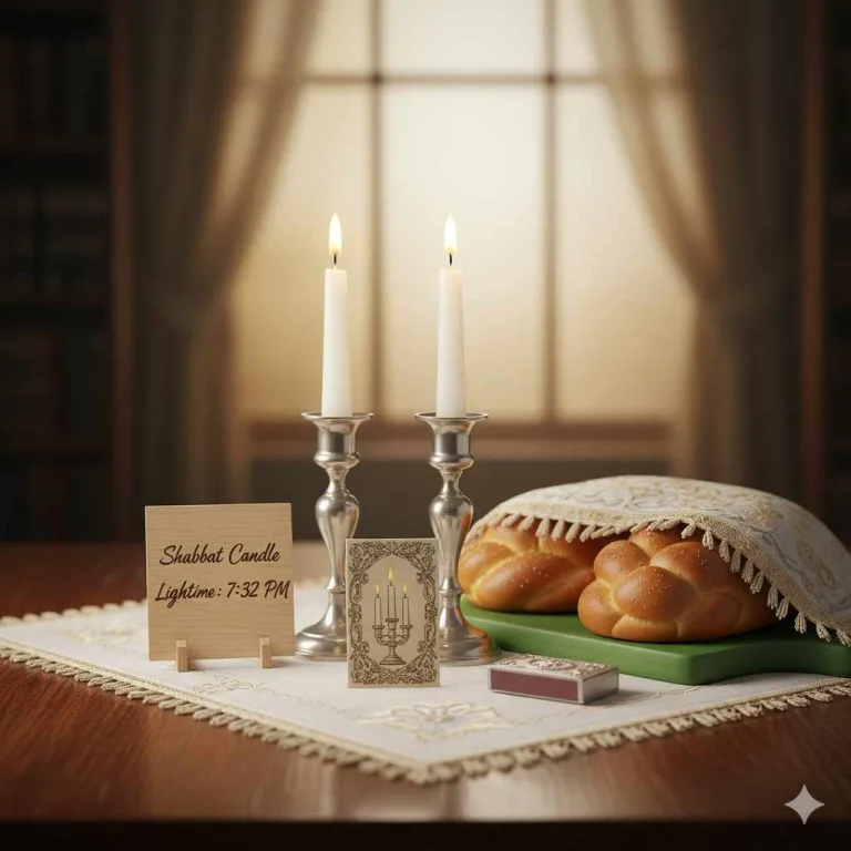 What Time to Light Shabbat Candles Today