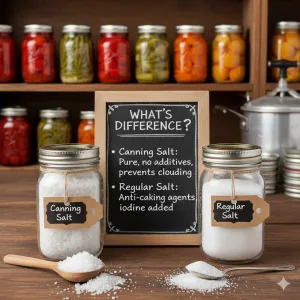 What’s The Difference Between Canning Salt and Regular Salt: Essential Guide