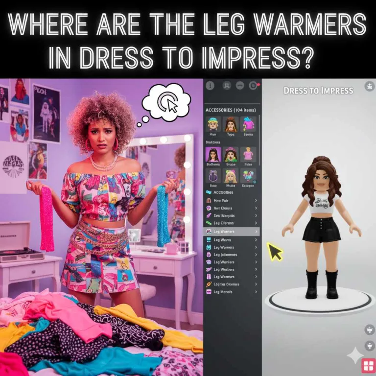 Where Are The Leg Warmers In Dress To Impress?