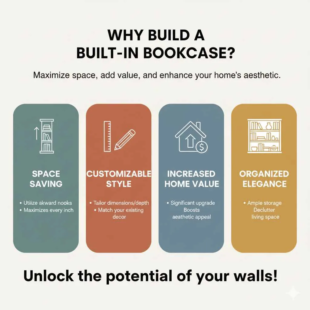 Why Build a Built-In Bookcase?
