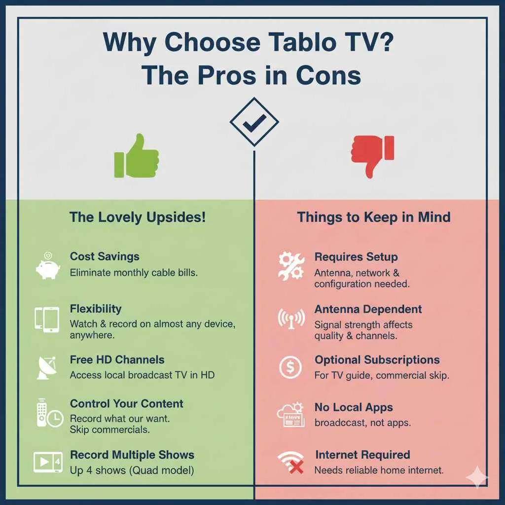 Why Choose Tablo TV? The Pros and Cons