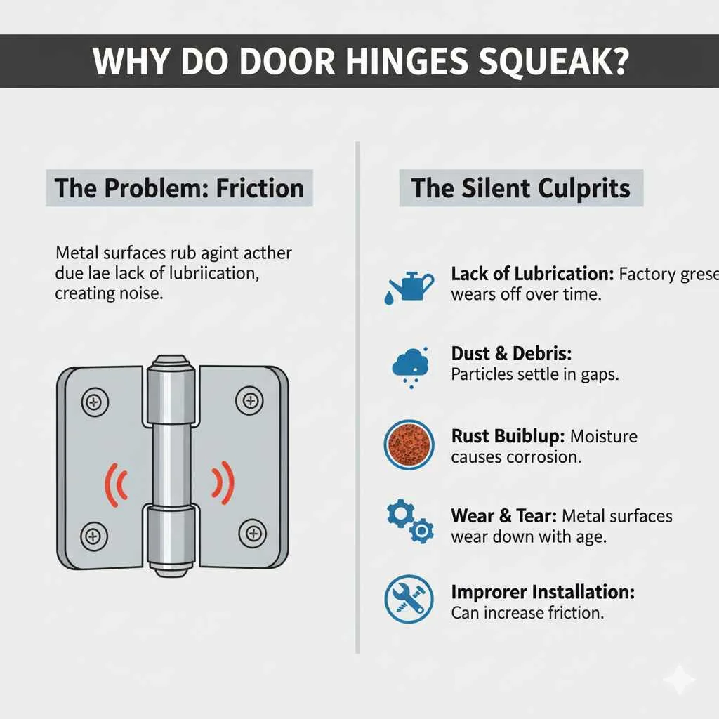 Why Do Door Hinges Squeak?