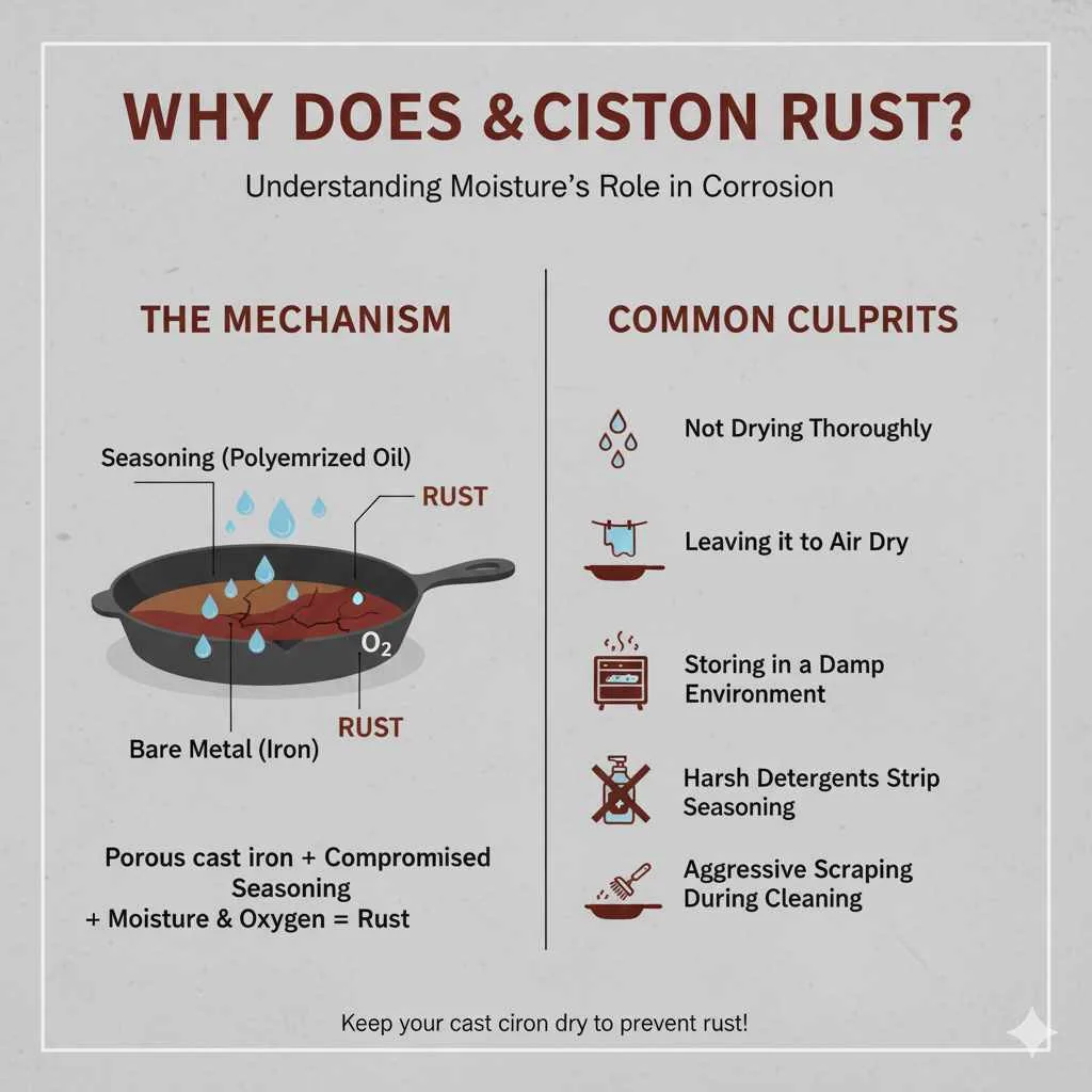 Why Does Cast Iron Rust?