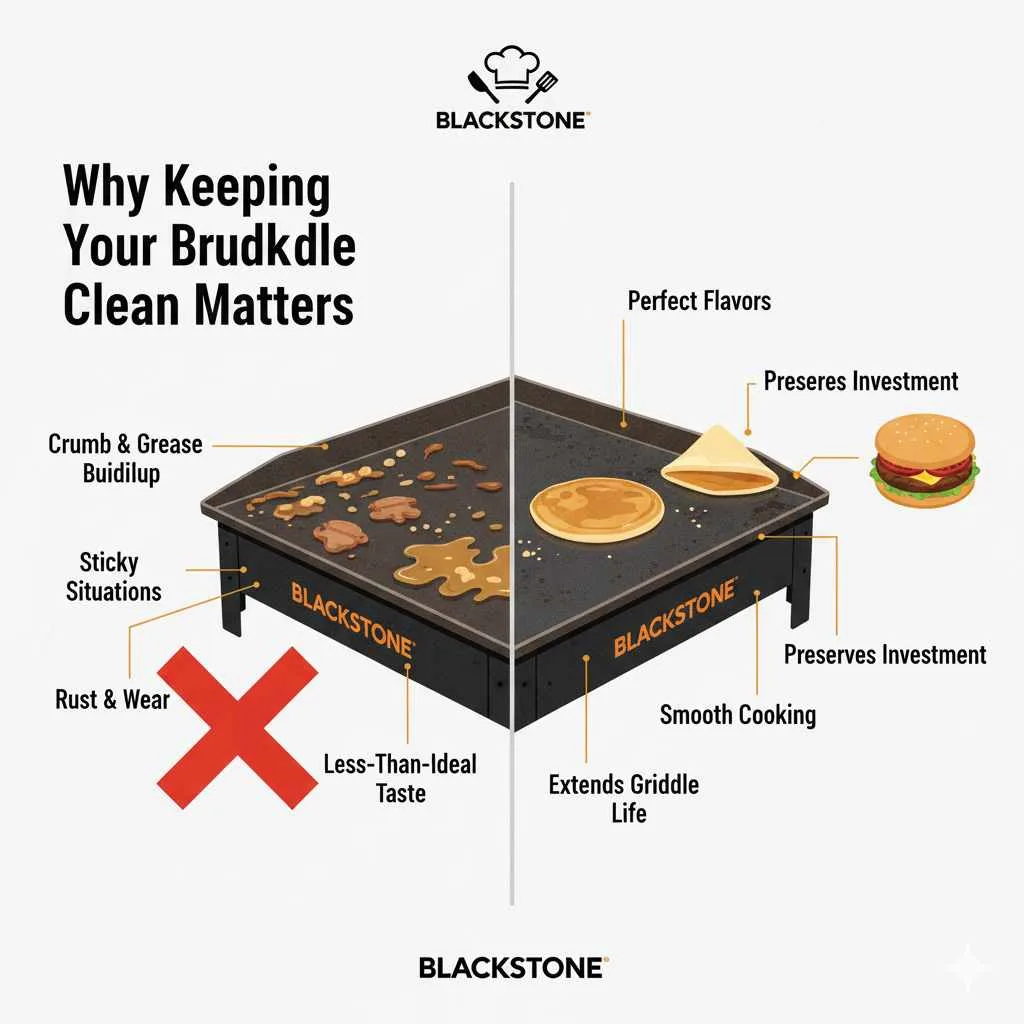 Why Keeping Your Blackstone Griddle Clean Matters