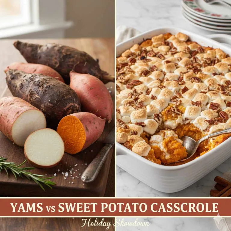 Yams vs Sweet Potato Casserole