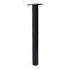 Architectural Mailboxes Brighton black aluminum mailbox post