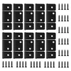 Three-Leaf Non-Mortised Hinges, 10-Pack