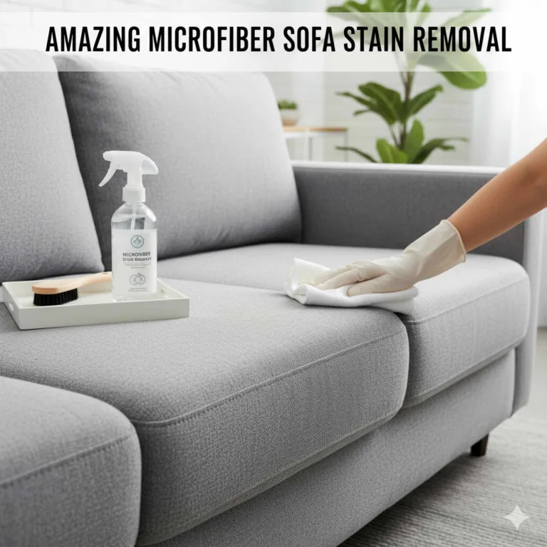 Amazing Microfiber Sofa Stain Removal