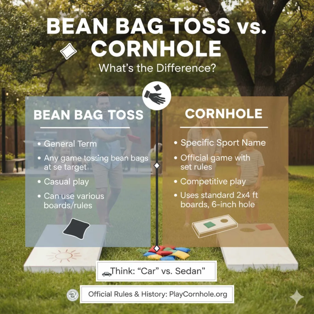 Bean Bag Toss vs Cornhole