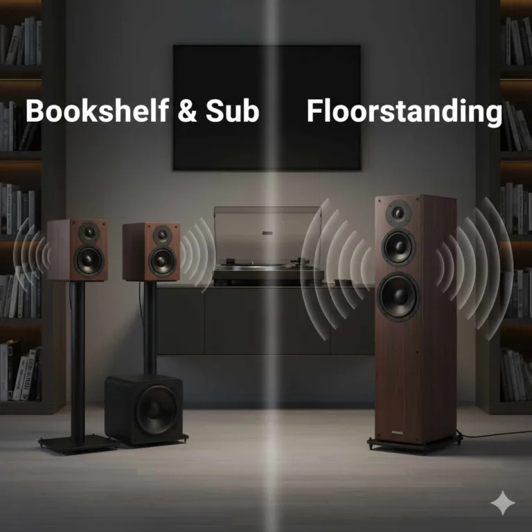 Bookshelf and Sub vs Floorstanding