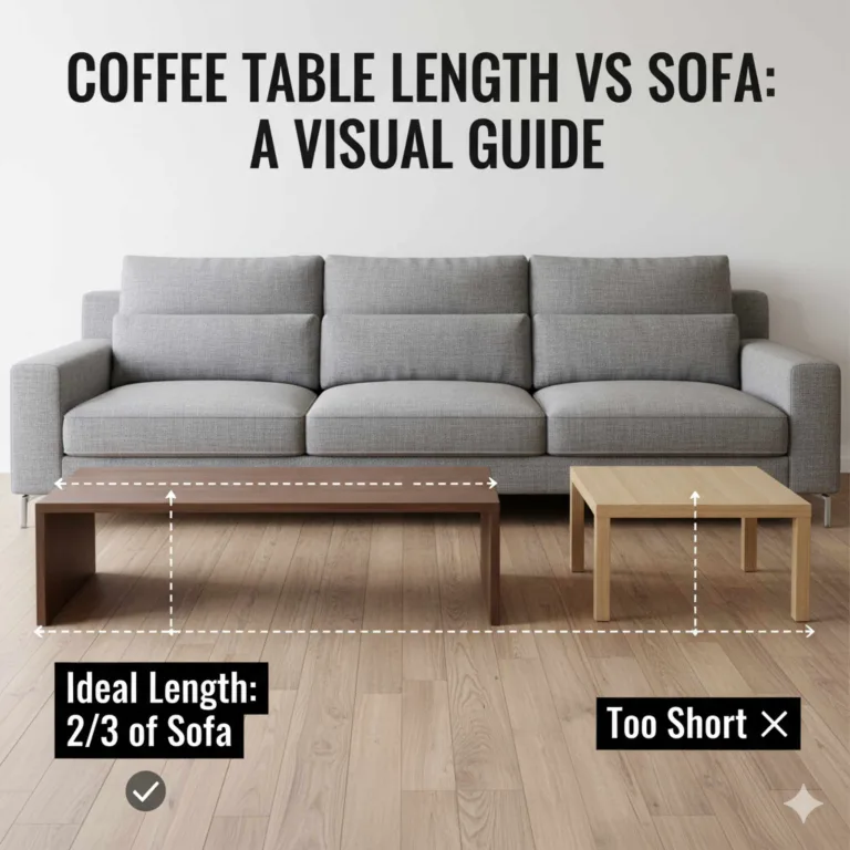 Coffee Table Length vs Sofa
