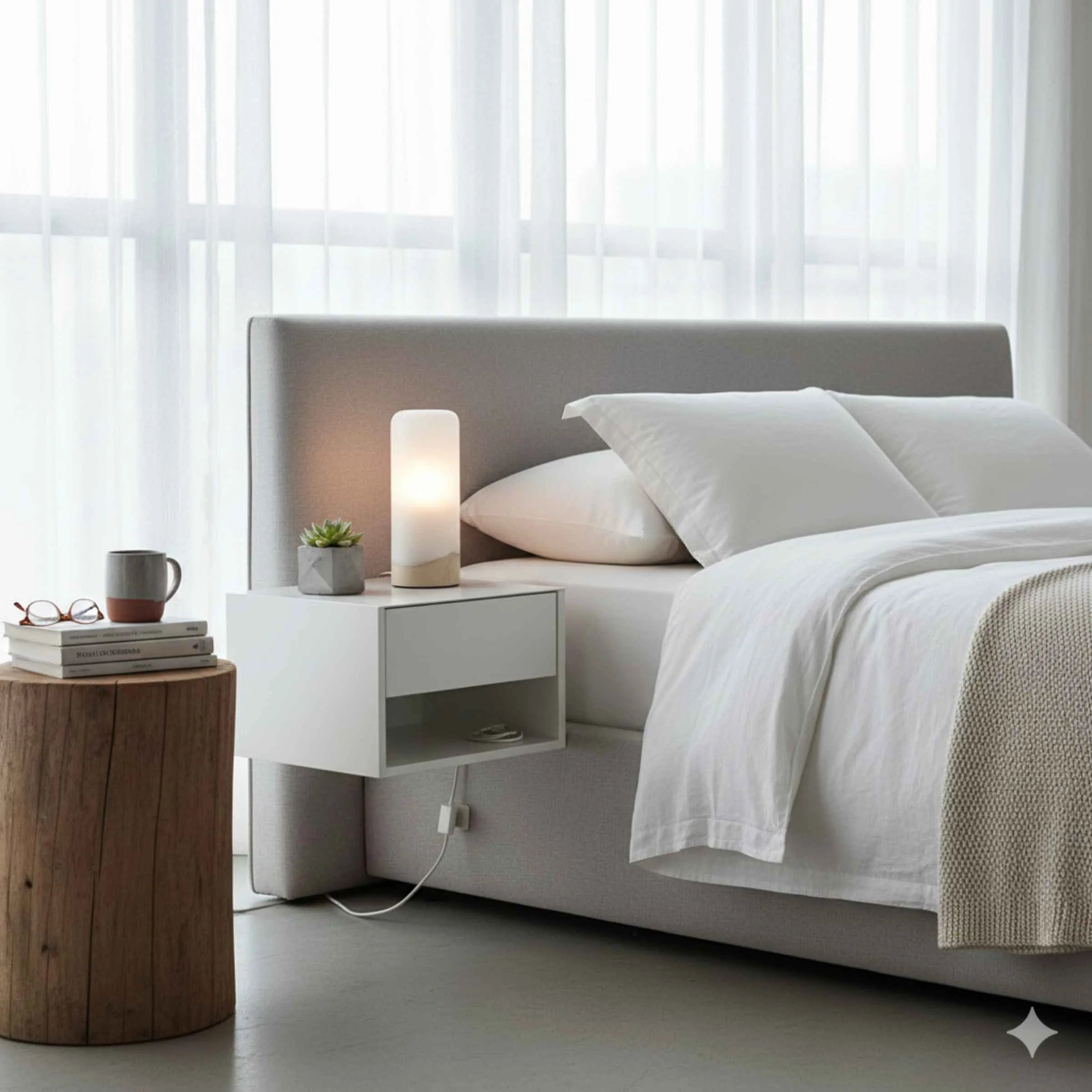 Different Bedside Tables: Essential Styles