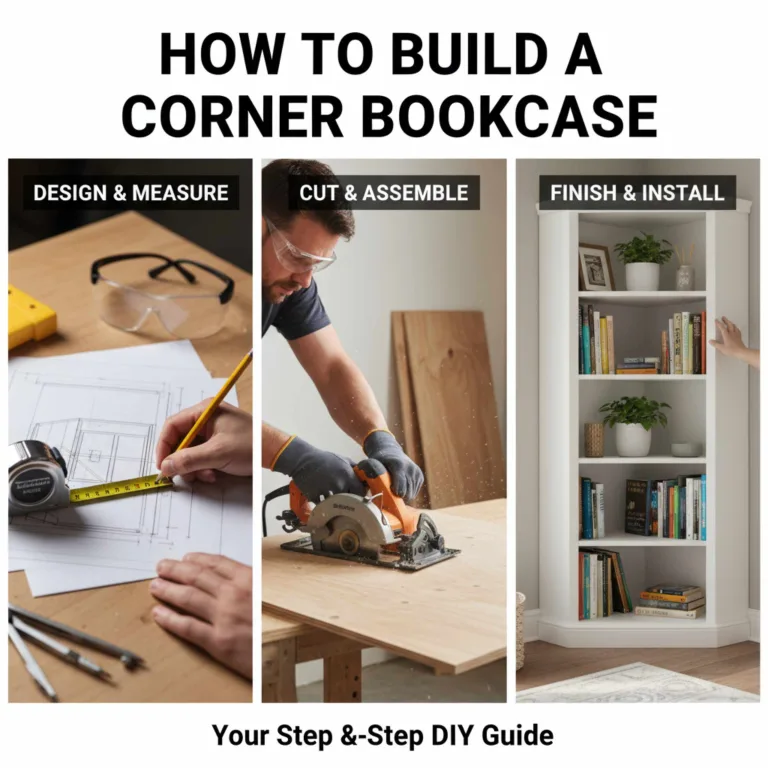How To Build A Corner Bookcase