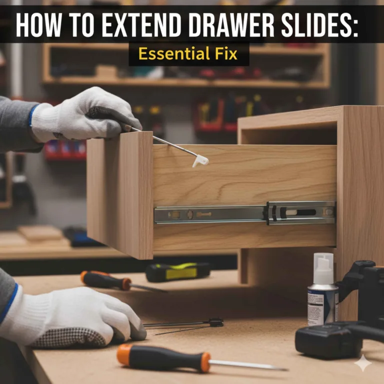 How to Extend Drawer Slides