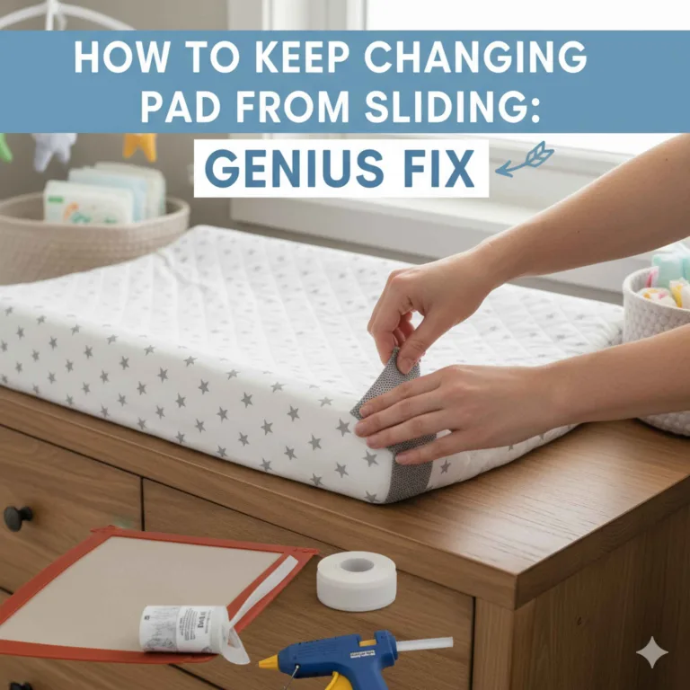 How to Keep Changing Pad From Sliding