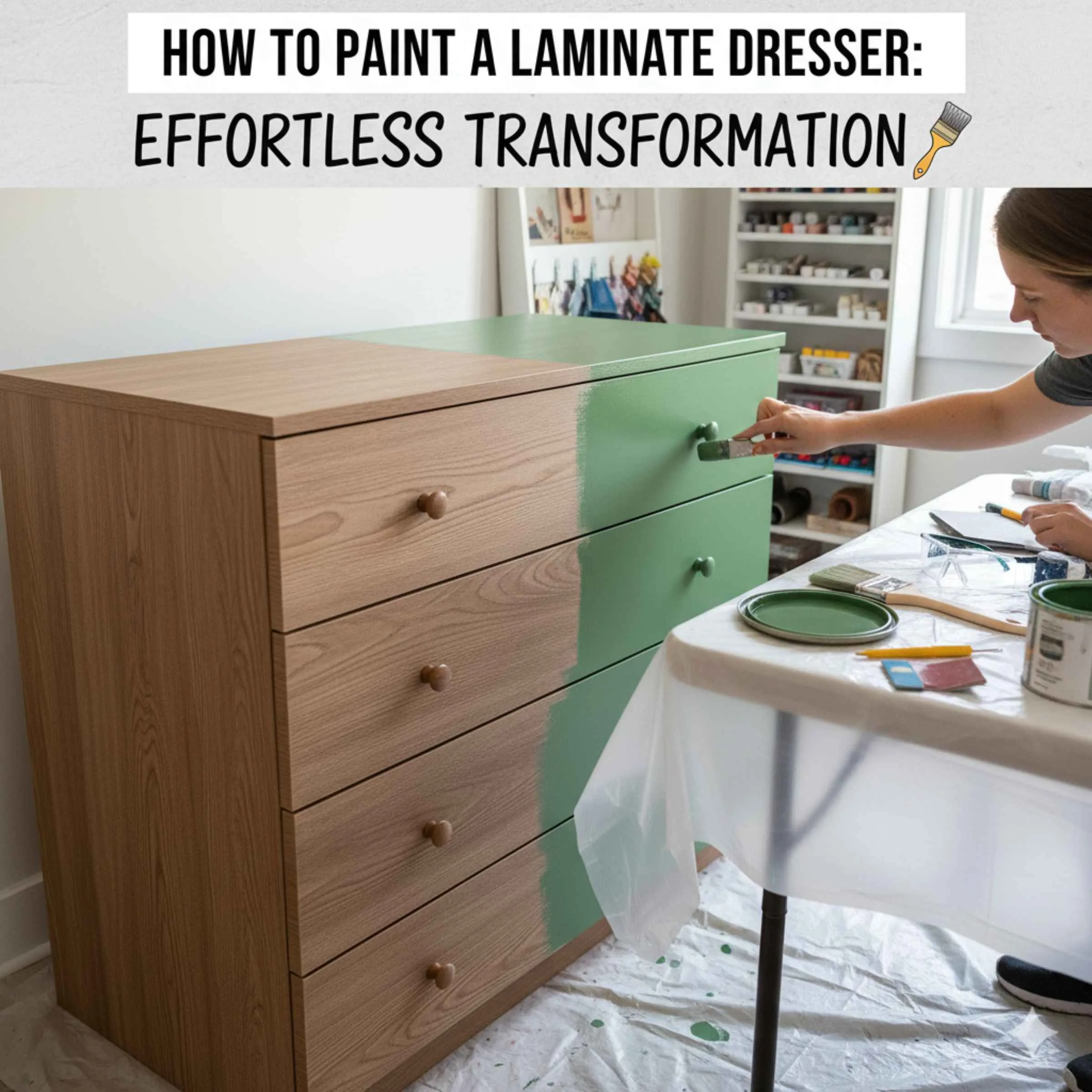 How to Paint a Laminate Dresser: Effortless Transformation