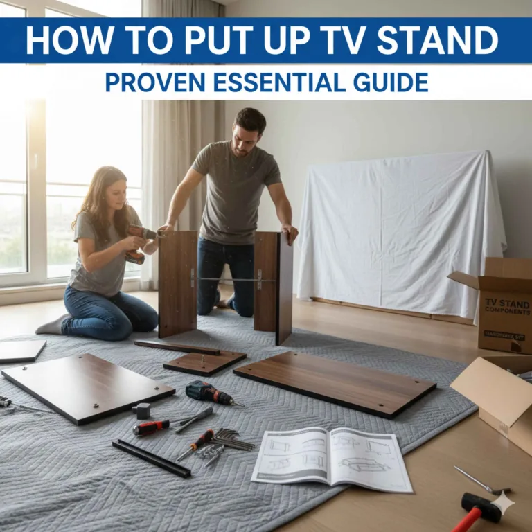 How to Put Up TV Stand