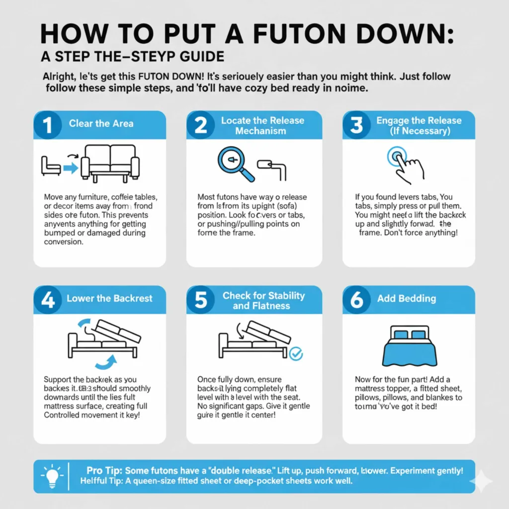 How to Put a Futon Down A Step-by-Step Guide