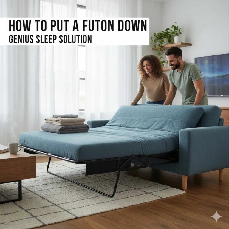 How to Put a Futon Down Genius Sleep Solution