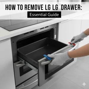 How to Remove an LG Oven Bottom Drawer: Lever Clips
