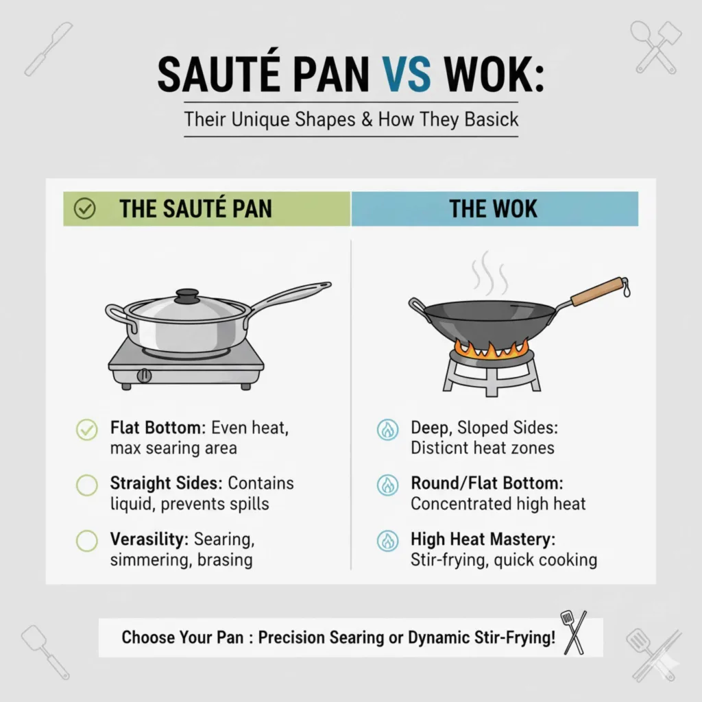 Saute Pan Vs Wok