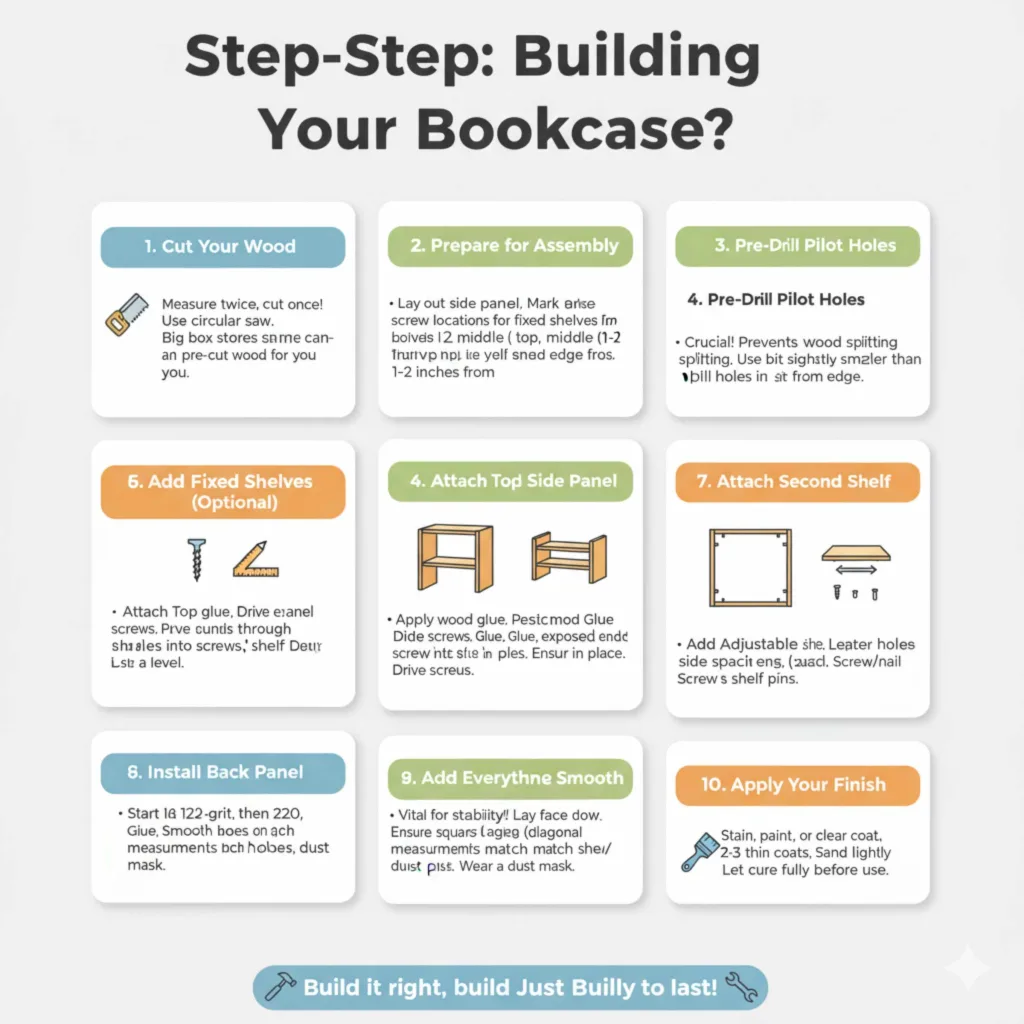 Step-by-Step: Building Your Bookcase