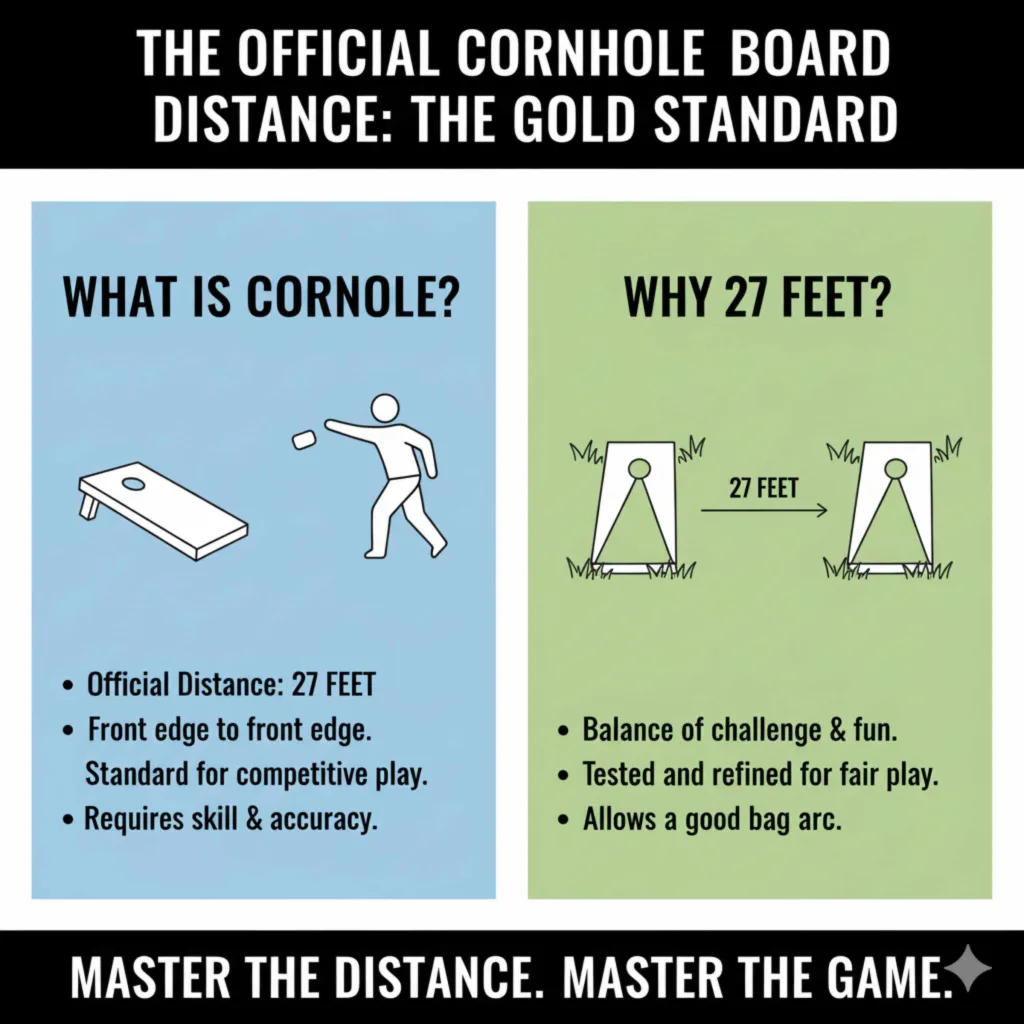 The Official Cornhole Board Distance