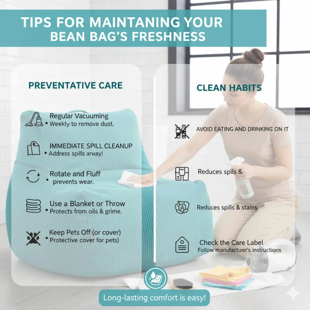 Tips for Maintaining Your Bean Bag’s Freshness