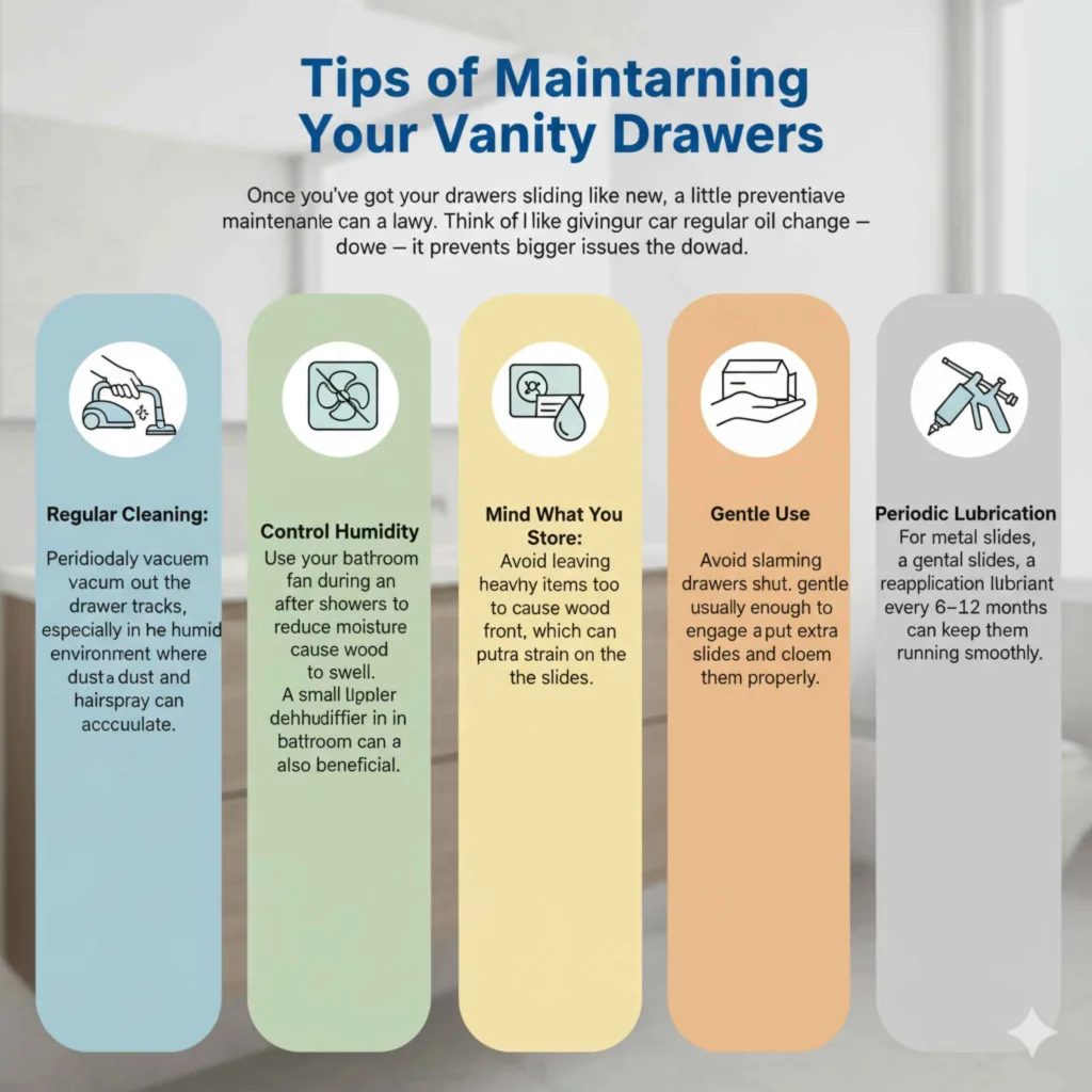 Tips for Maintaining Your Vanity Drawers