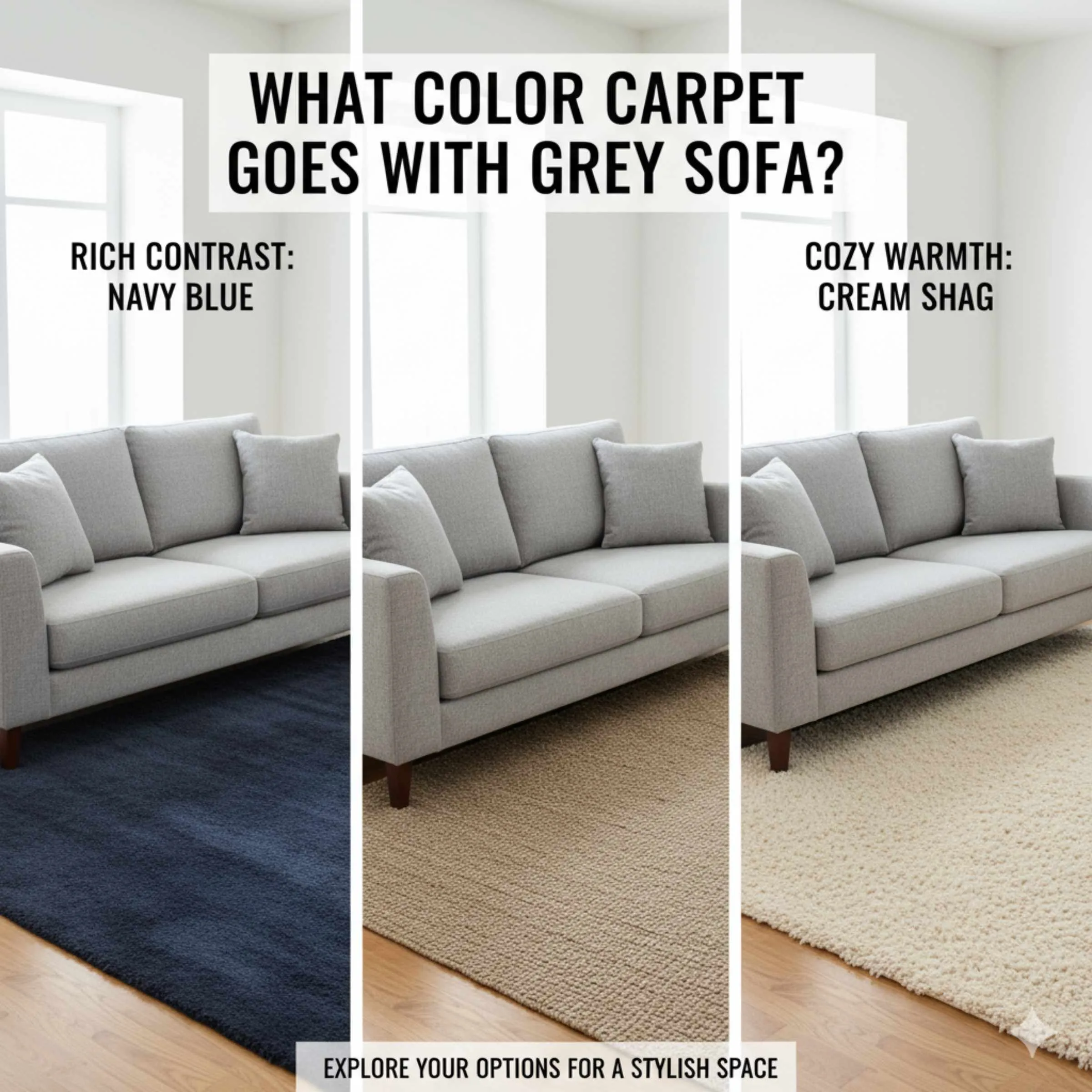 What Colour Carpet Goes With Grey Sofa: Essential Guide