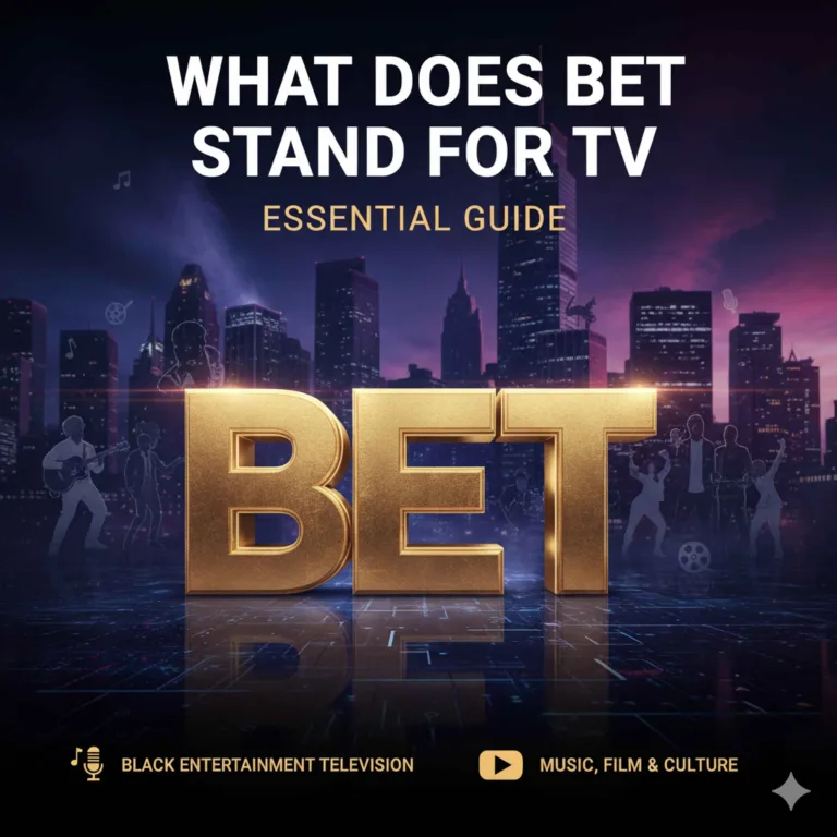 What Does BET Stand For TV