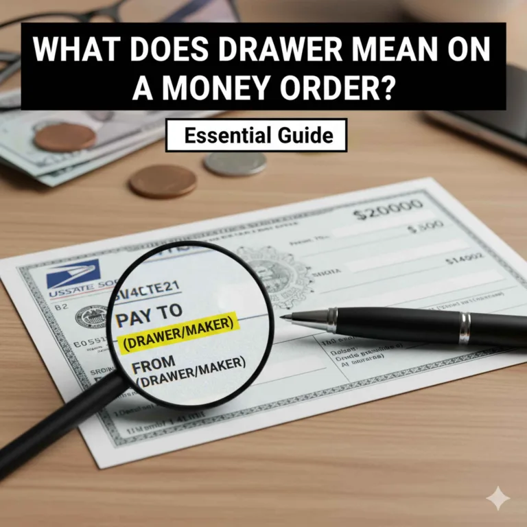 What Does Drawer Mean on a Money Order