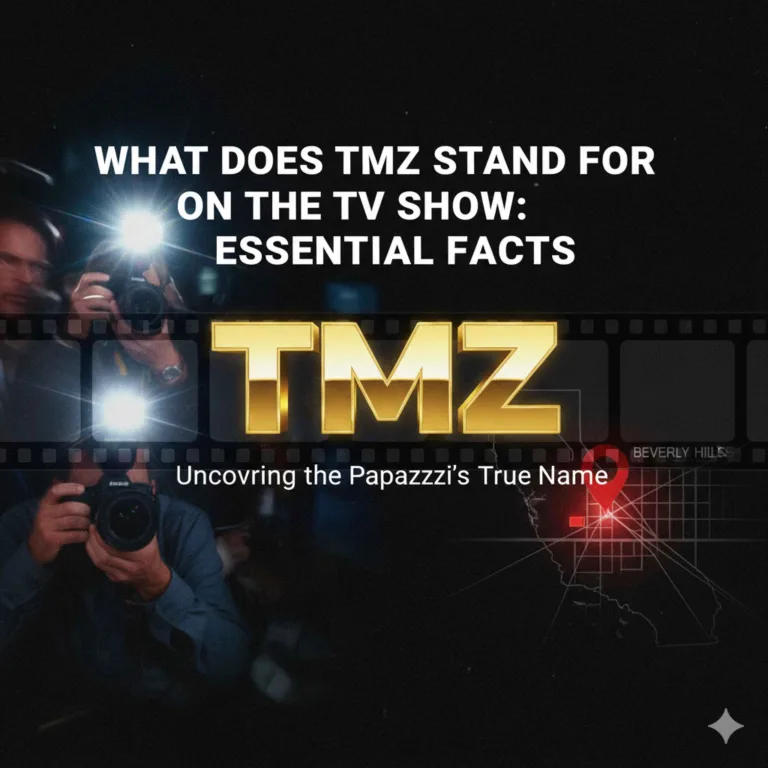 What Does TMZ Stand For On The TV Show
