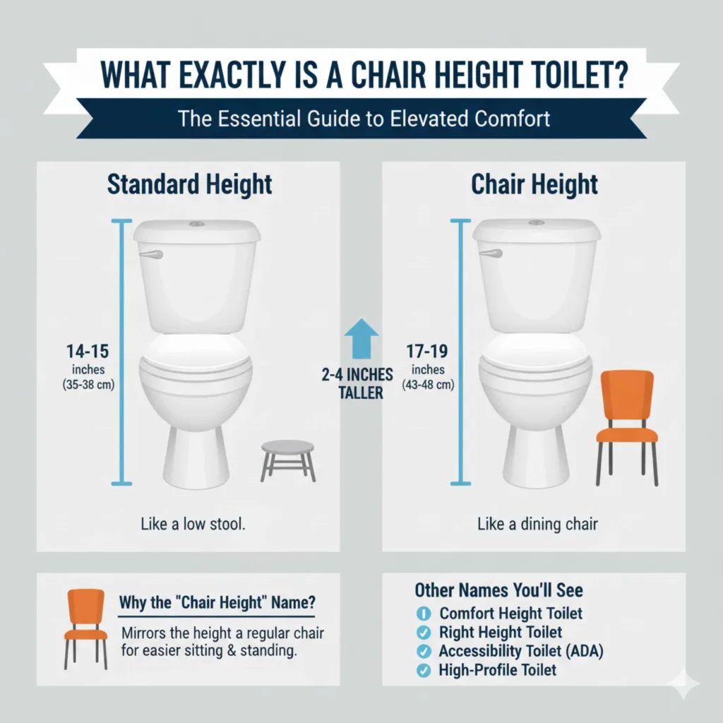 What Exactly Is a Chair Height Toilet