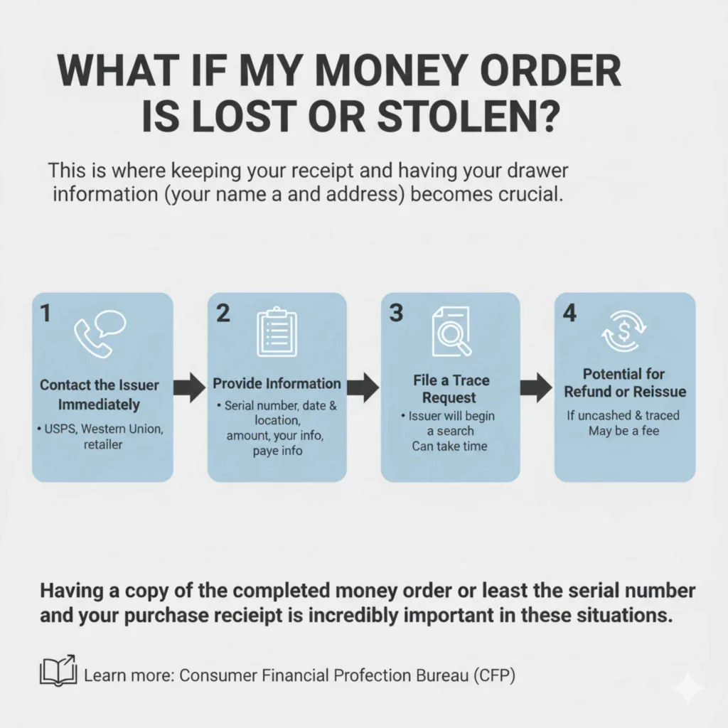 What If My Money Order is Lost or Stolen