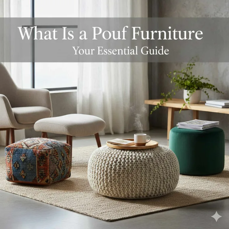 What Is a Pouf Furniture