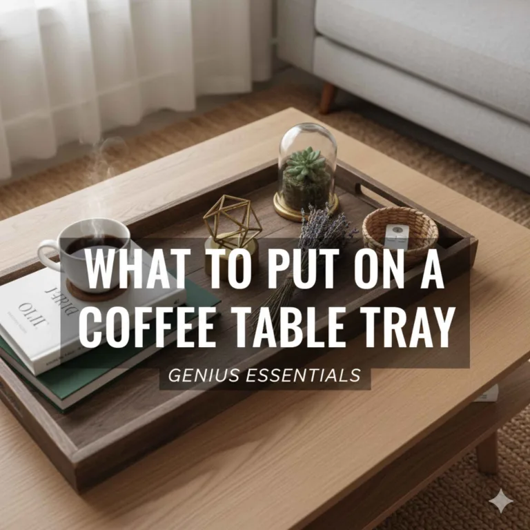 What to Put on a Coffee Table Tray
