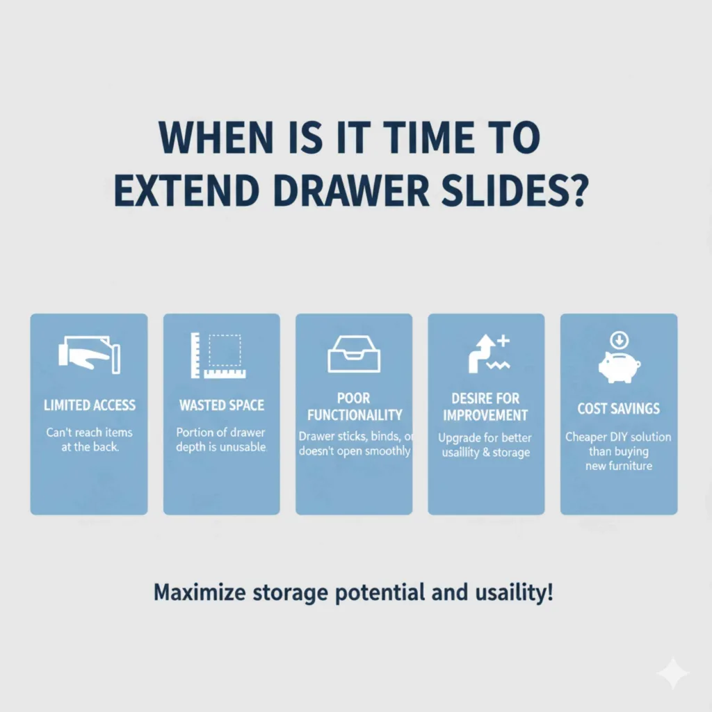 When is it Time to Extend Drawer Slides