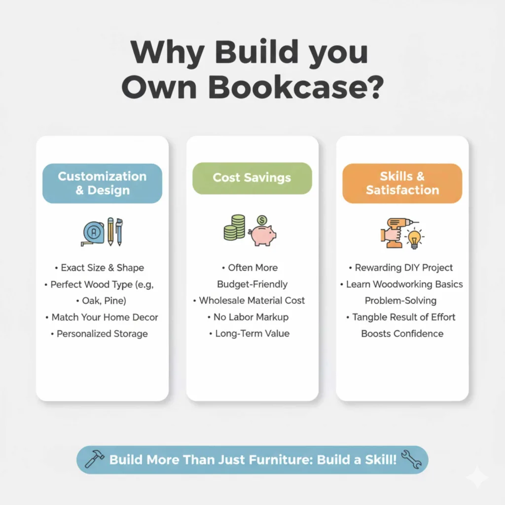 Why Build Your Own Bookcase?