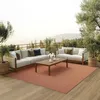 Nourison Positano terracotta area rug