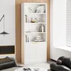 INNOD 69-inch tall bookcase with doors, floor standing