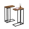 C-Shaped End Table Set of 2 (Budget)