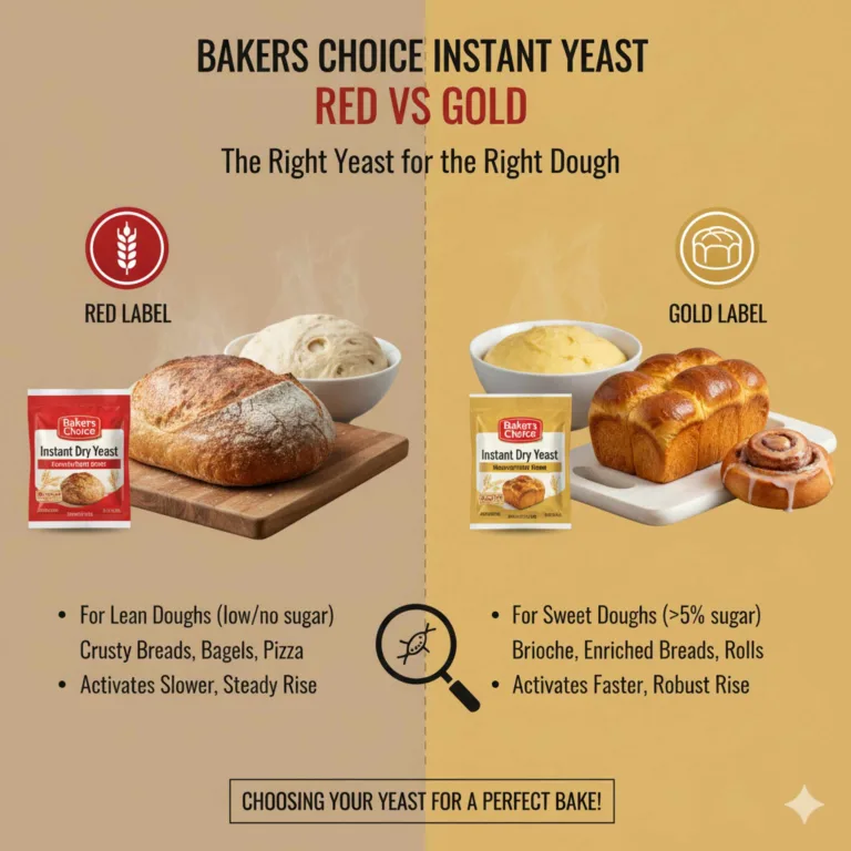 Bakers Choice Instant Yeast Red Vs Gold