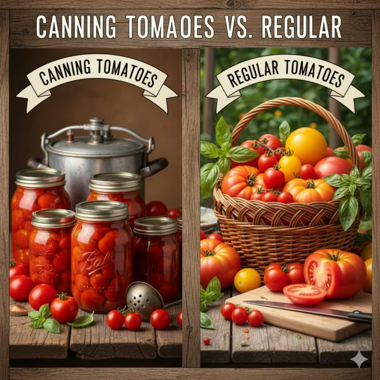 Canning Tomatoes Vs Regular