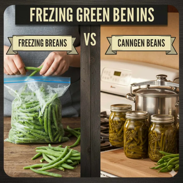 Freezing Green Beans Vs Canning