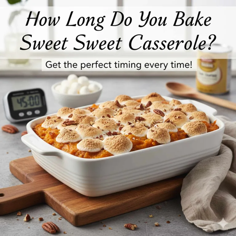 How Long Do You Bake Sweet Potato Casserole