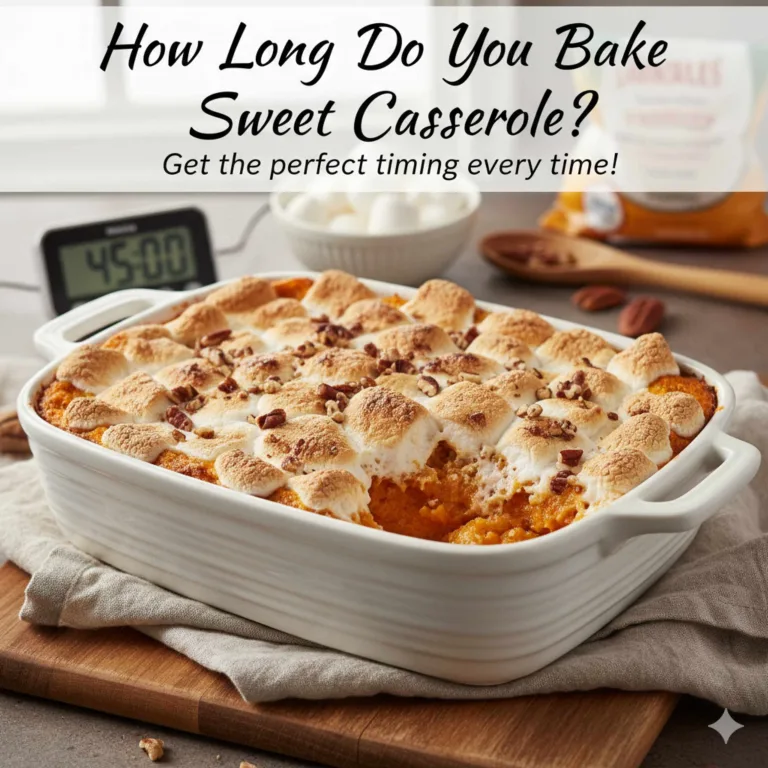 How Long Do You Bake Sweet Potato Casserole: Proven Essential