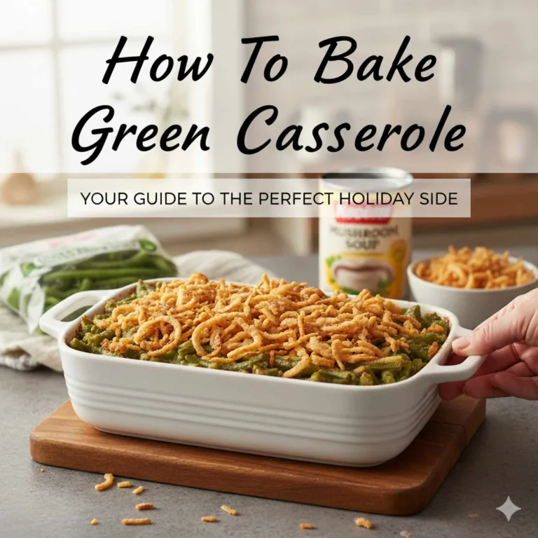 How To Bake Green Bean Casserole